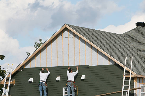Professional Siding Replacement technician working in Church Hill, PA